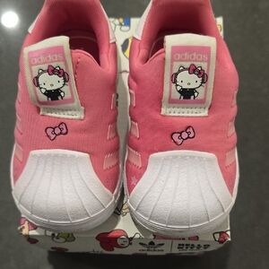 Adidas Superstar Toddler Pink Hello Kitty Sneakers
